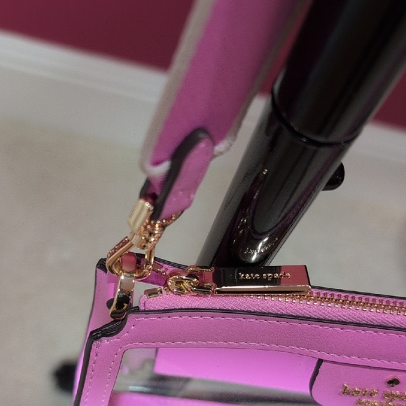 kate spade Clare Clear Small Crossbody Bag, Surf Pink in Excellent Condition! - Picture 5 of 9